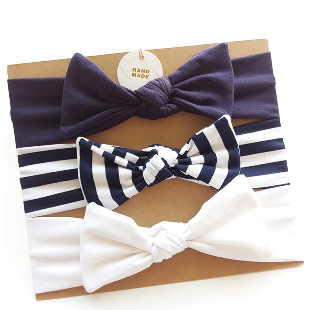 Bow Headbands Infant Wear (Set of 3)